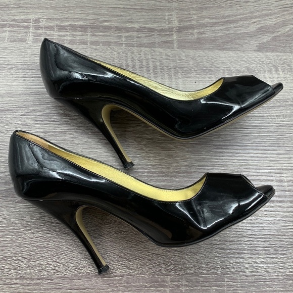 Dolce & Gabbana EU 39.5 Patent Leather Open Toe High Heel Slip On Shoes. - Picture 7 of 10